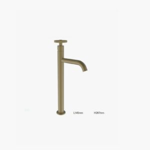 Teorema Programe One Νιπτήρος Ψηλή Soft Brass