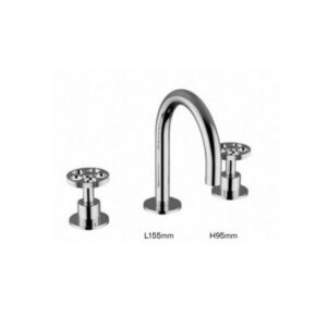 Teorema Programe One Νιπτήρος 3 Οπών Chrome