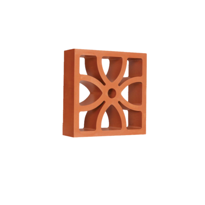 Four Petal Terracota Mat 20.5*20.5*6.2